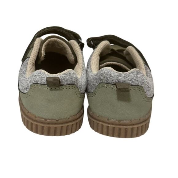 OshKosh B’gosh Toddler Boys Green Sneakers Size 11M Hook Loop Casual - Picture 7 of 9